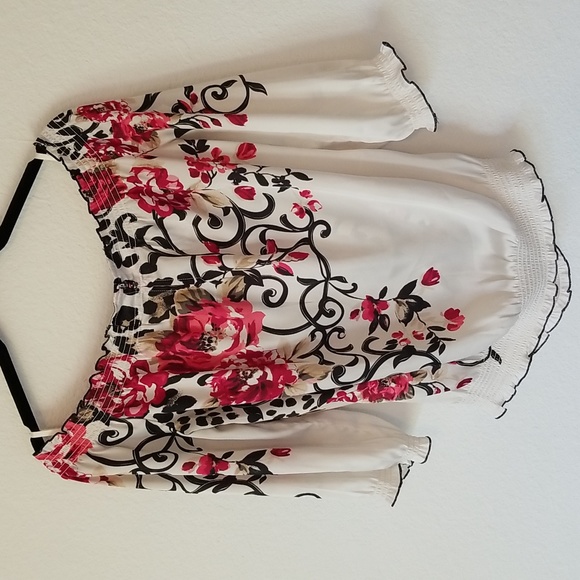 White House Black Market Tops - White House Black Market Off-The-Shoulder Blouse